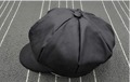 2016 HOT Unisex Leather Cap Cool Hip Hop Man Women Caps Berets Cap Hats Embroidery Adjustable