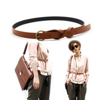 Skinny Belt Women Girls Thin Skinny Waist Jeans Belt V3NF