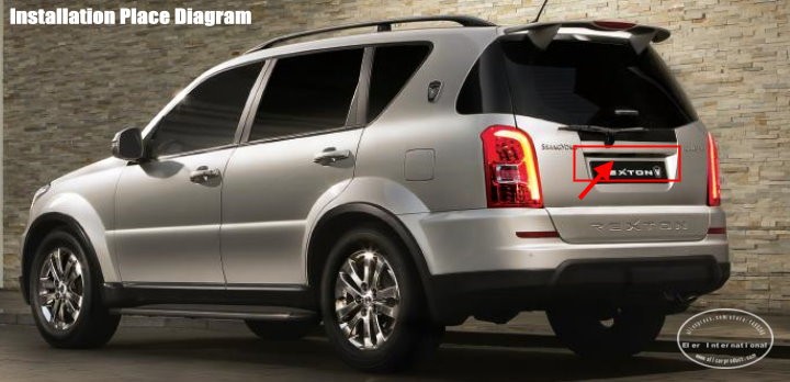 Liislee Car Rear View Camera For Ssangyong Rexton Y300 Reverse Camera Hd Ccd Rca Ntst Pal License Plate Light Camera