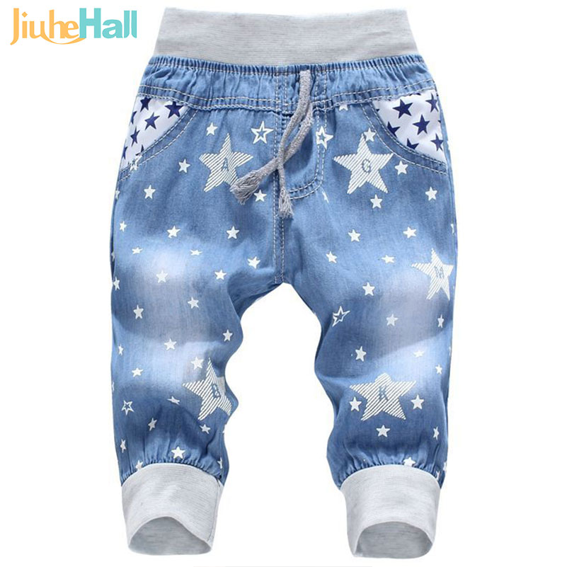 Hot Pattern Jeans | hot sale 2016 new kids jeans elastic waist straight bear Hot Pattern Jeans | hot sale 2016 new kids jeans elastic waist straight bear
