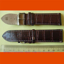 1 x 26 mm GENUINE COW LEATHER watch band coffee 03