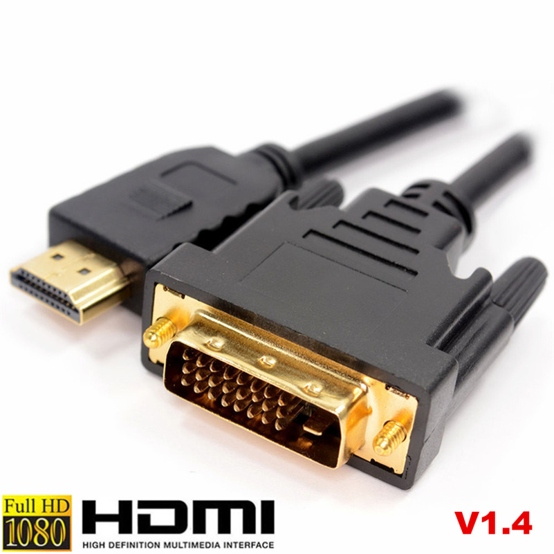 Гаджет  High speed hdmi cable1m,1.8m,2m,3m HDMI to DVI DVI-D 24+1 pin adapter cables 3D1080p for LCD DVD HDTV XBOX PS3 free shipping 3 None Бытовая электроника