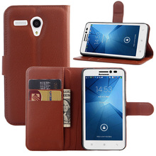 Newest Luxury Leather Wallet Stand Flip Leather Case For Lenovo A606