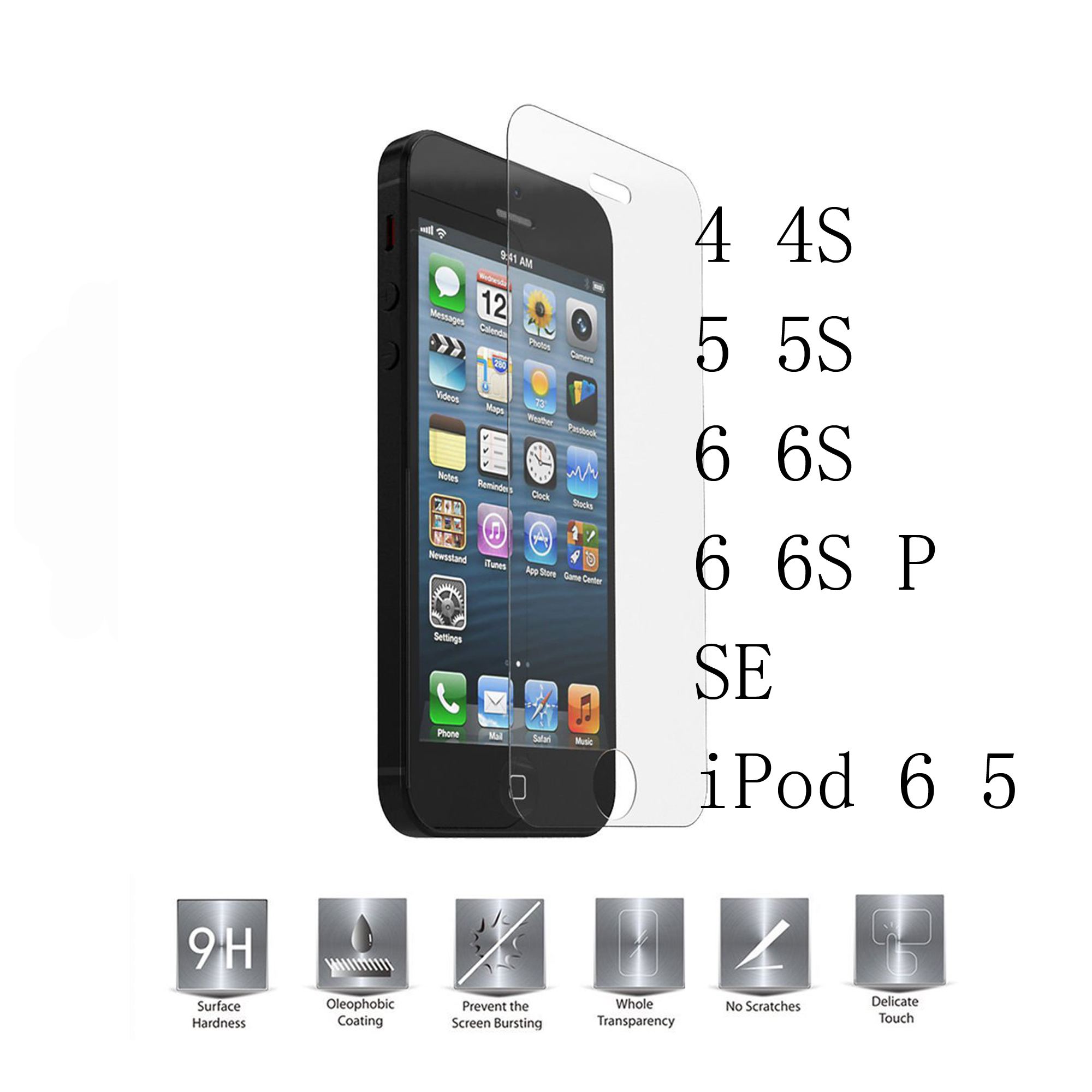 for iphone apple 4 4s 5 5s 5c se 6 6s plus ipod touch 6 5 6g 5g real 0 26mm tempered glass for iphone apple 4 4s 5 5s 5c se 6 6s plus ipod touch 6 5 6g 5g real 0 26mm tempered glass