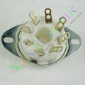 Wholesale and retail 4pc 8pin Ceramic vacuum tube socket octal valve base fr EL34 KT88 6550