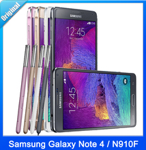 Note 4 100% Original Samsung Galaxy Note 4 N910c Android 4.4 5.7 Inch 3GB + 16GB 4G FDD-LTE 16.0MP Mobile Phone Europe Version