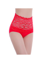 FGGS Women’s Underpants Panties High Waist Underwear(red)