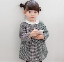 2015 Winter fashion Chidori Giga velvet long-sleeved dress