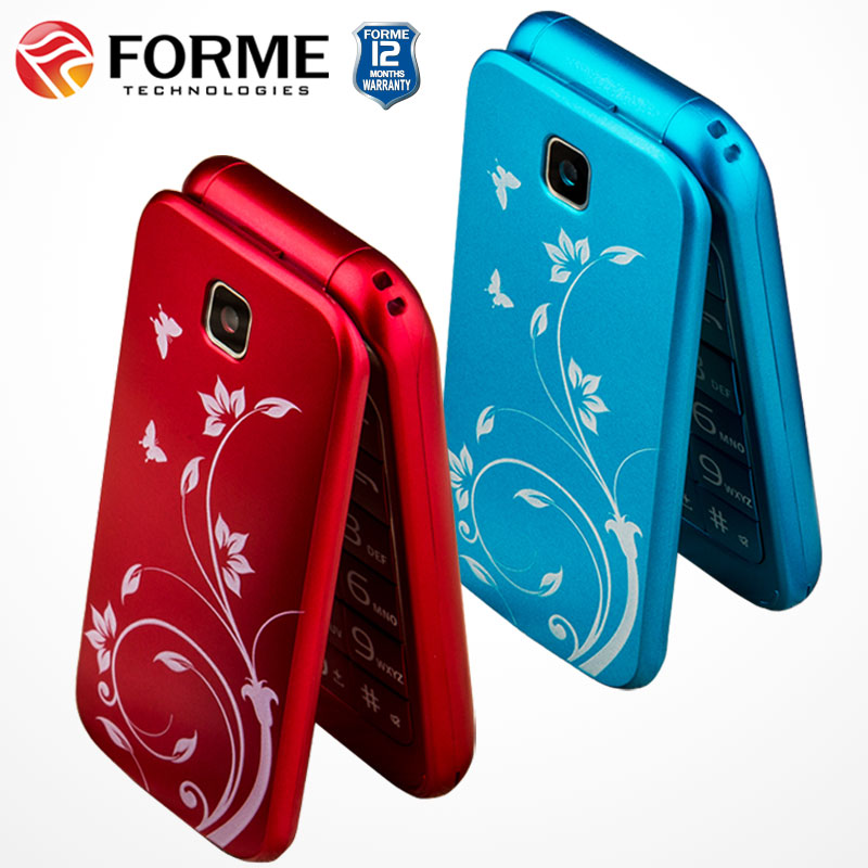 Cool Flip Phone clamshell FORME C3 dual sim bluetooth telefon cellphone celular original cell phone unlocked