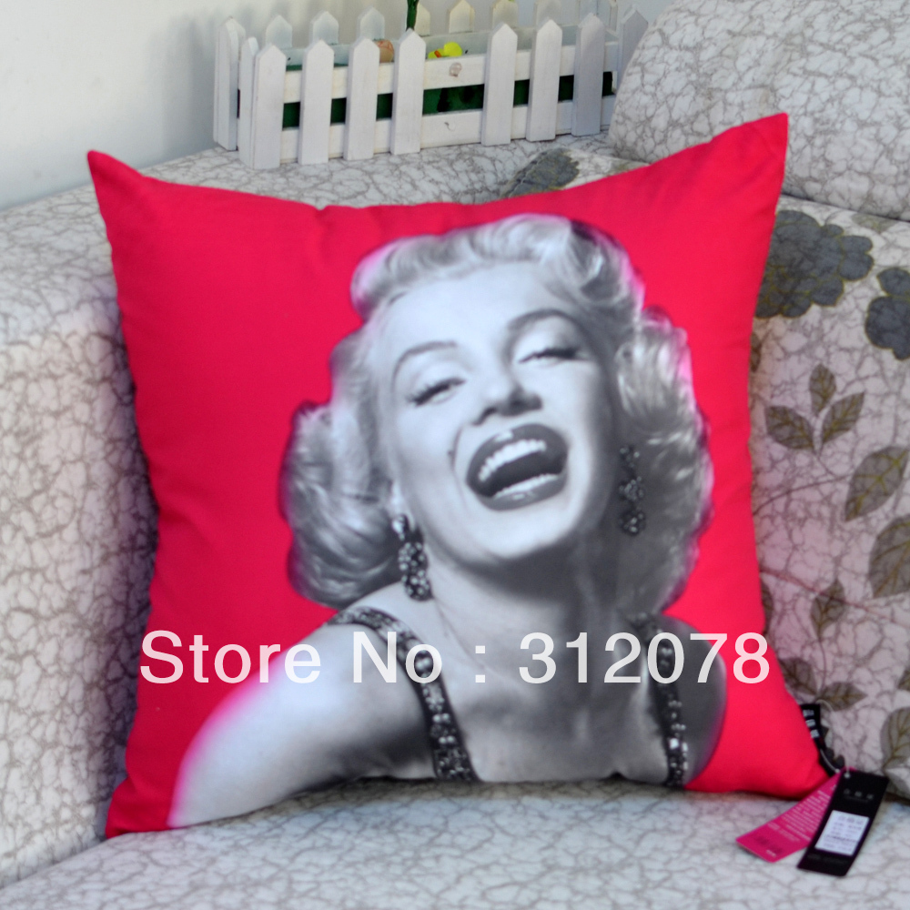 45 45 cm retro marilyn monroe screen print home textile 45 45 cm retro marilyn monroe screen print home textile