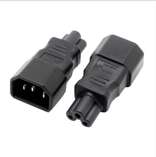 2015 New Top quality Popular 1 PCS IEC 320 C14 to C5 Adapter C5 to C14