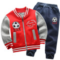 Children s Sets 2016 New Boy s Two piece Cotton Jacket and Pants