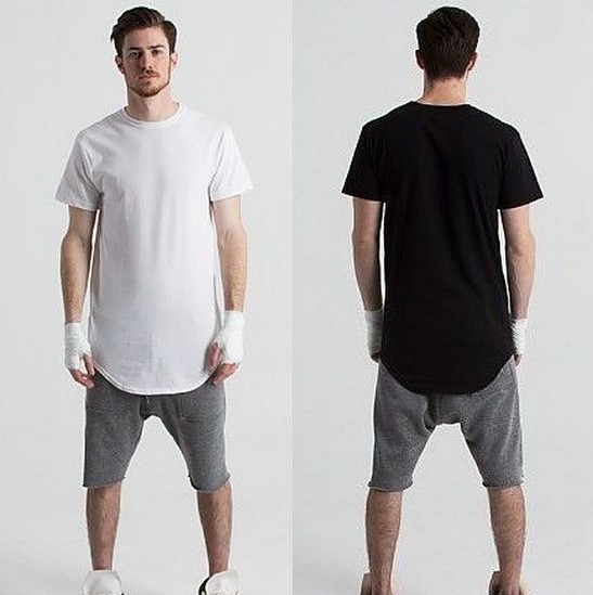 2color-BLACK-WHITE-dress-S-2XL-hiphop-streetwear-kanye-fitness-extended-tee-long-oversized-t-shirt.jpg