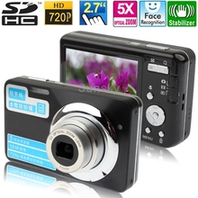 HDC 570 Black 5 0 Mega Pixels 5X Zoom Digital Camera with 2 7 inch TFT
