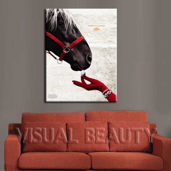 FREE SHIPPING Wholesale Hermes Horse Poster Prints for Wall Hangs Art (Unframed) 60x80cm