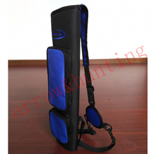 High quality bow arrow archery quiver with shoulder straps for waist and back carrying arrows long bag