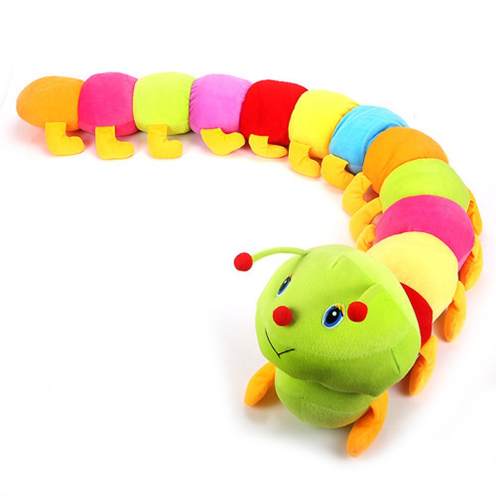 stuffed worm toy