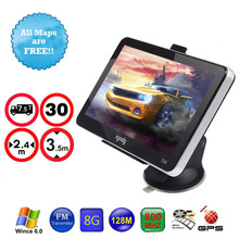 XGODY Brand 7″ Screen Car GPS NAVIGATION+Sunshade 128MB/8GB SAT NAV System For Truck BMW Toyota Free Map Best Costomer Service