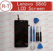Original High Quality LCD Screen + touch screen Assembly Replacement for LENOVO S860 free shipping with tracking number