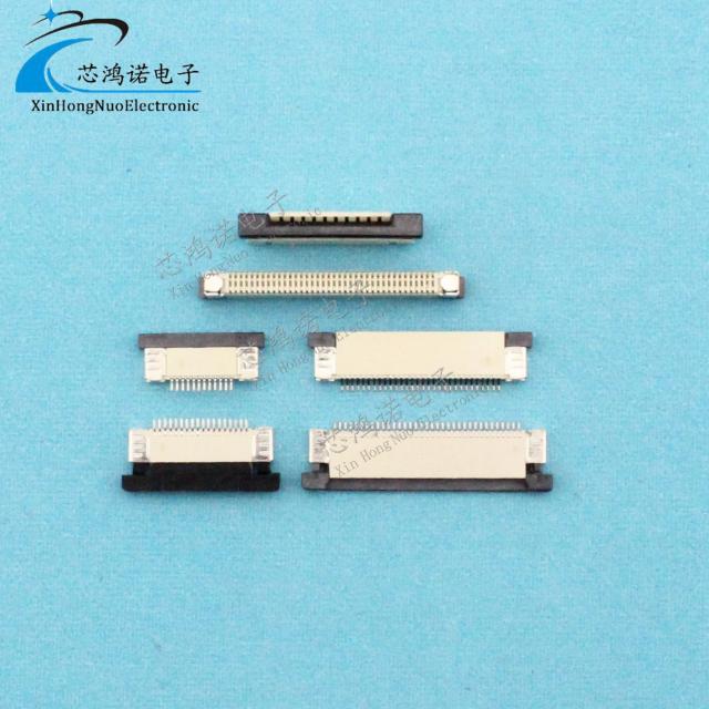 Pick drawer / fastener FFC / FPC flexible flat cable FFC connector 25Pin socket on 0.5mm-25P