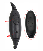 New 2 Pin PTT MIC Ear Hook Earpiece Walkie Talkie Headphone for KENWOOD for PUXING for