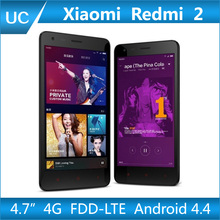 Original Xiaomi Redmi 2 Hongmi 2 MSM8916 Quad Core 4G FDD LTE WCDMA Android 4.4 1G RAM 4.7″ Gorilla IPS Red Rice 2 Mobile Phone