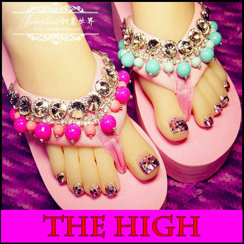 2015 Sale Real High Heel Sandals Summer Shoes Hand...