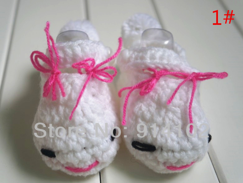 crochet baby toddler shoes baby girl crochet knit flower shoes infant ...
