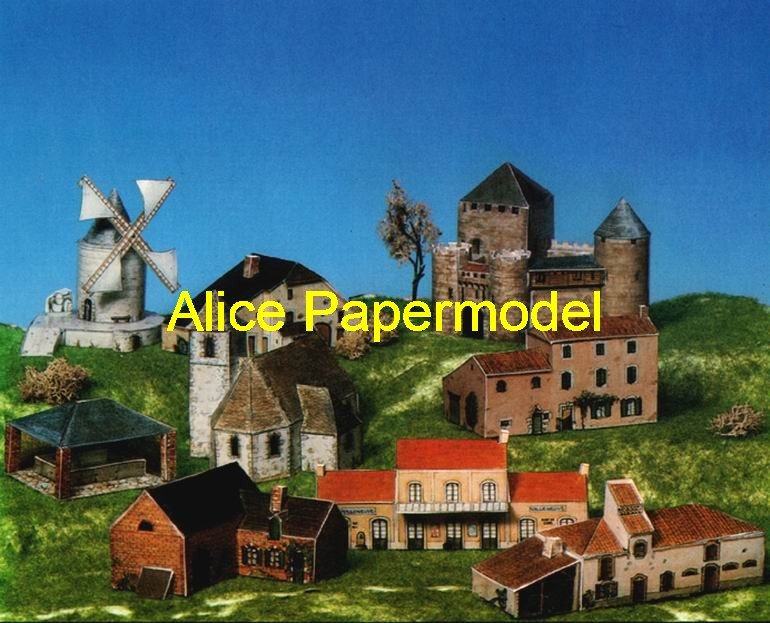 Europe model house Europe model house
