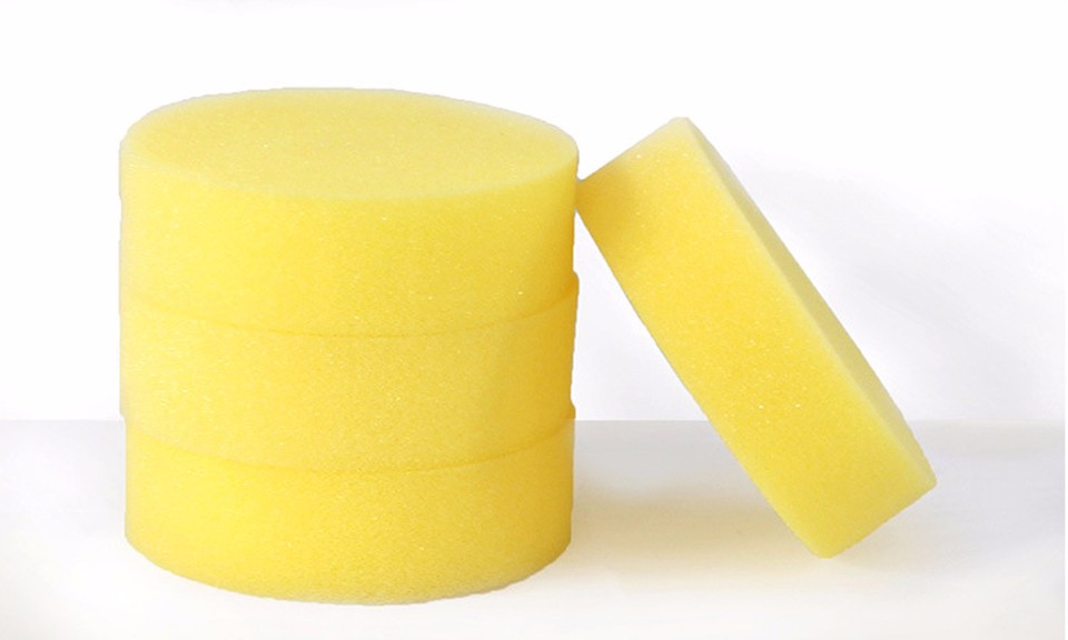 412pcs high density waxing sponge dedicated car waxing sponge round sponge Clean Car Glass