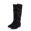 Big Size Classic Fashion Women Motorcycle Boots PU Leather Buckle