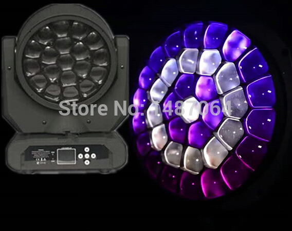 19x15w osram rgbw led bee eyes led moving head Wa...