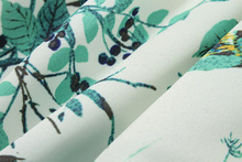 Spring Autumn new arrive models children dress tree branch and bird printing long sleeve kids dresses