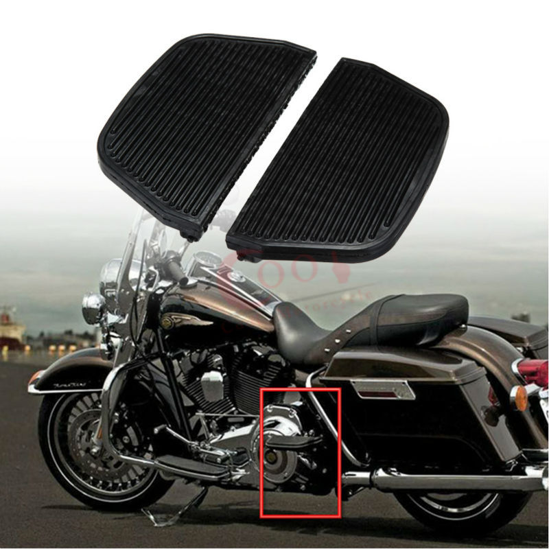 For Harley Road King Classic TRI GLIDE ULTRA Front Rear Footboard Foot Board Pegin Foot Rests