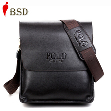 Hot Sale 2015 Polo genuine leather men messenger bags business casual men shoulder bag men briefcase price wholesale V1B60