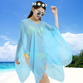 Brand Silk Scarf Scarves Foulard Femme Shawls And Scarves Solid Color Sunscreen Pearl Button Poncho Capes