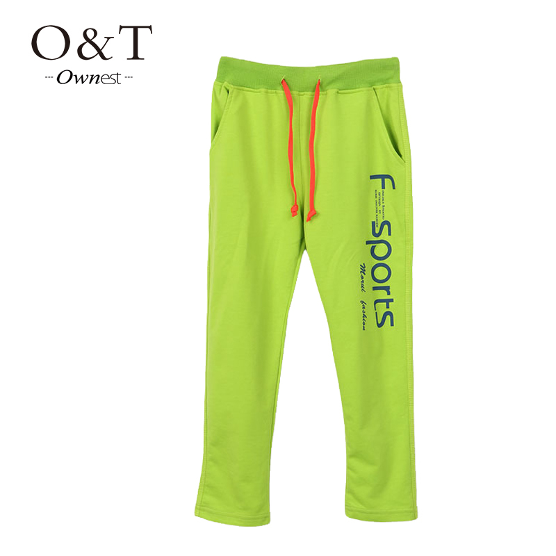 2015 Boys fashion sports letters printing long pants school kids clothes children teenage casual baby boy