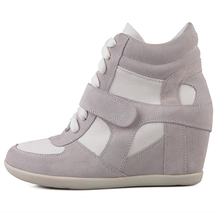 Zapatos Mujer 2015 Women Shoes,Fashion Women Baskets ,Genuine Leather Height Increasing Shoes Women S023