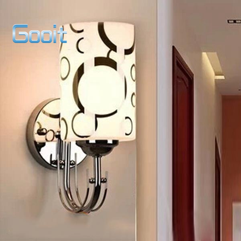 Modern E27 Brief Single Head Wall Light For Living Room Bedroom Lobby warm white lights