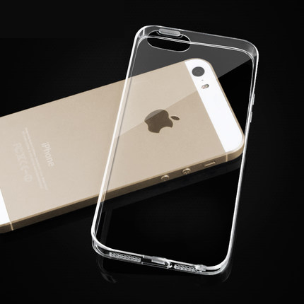 2pcs Ultra Thin Soft TPU Gel Original Transparent Case For iPhone 5 5S Crystal Clear Silicon