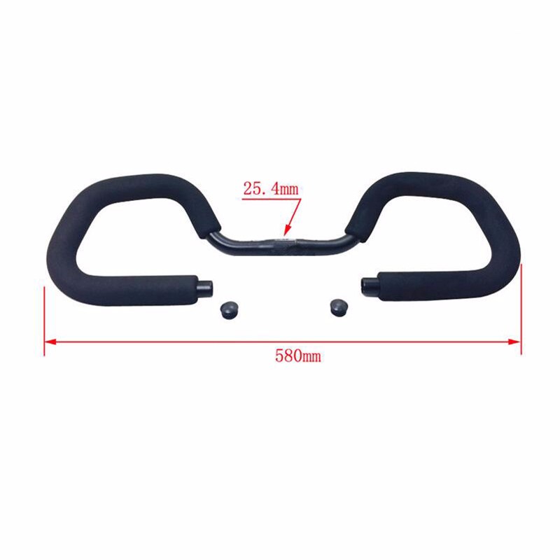 MTB Road Bike Bicycle Butterfly Handlebar 25.4//31.8*580mm Aluminium Handlebar
