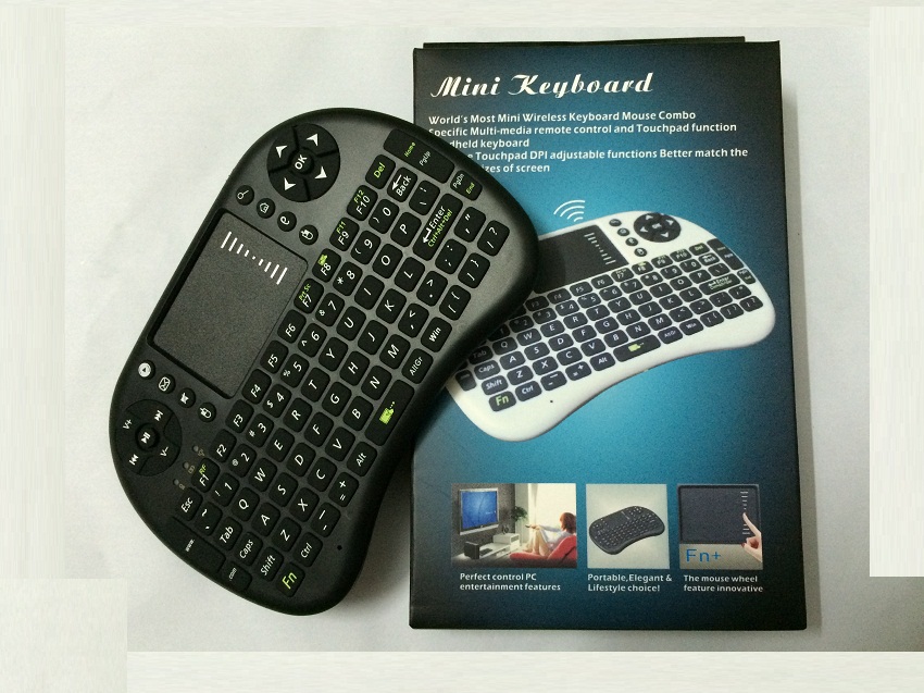 2015 hot sell Portable mini keyboard Rii Mini i8 Wireless Bluetooth 2 4G Keyboard with Touchpad