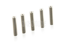 5PCS white PTFE tube inside good quality M6 X 30 Nozzle teflon Throat for MK8 Tube