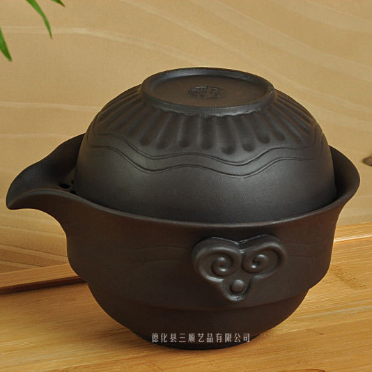 A Pot a Cup Purple clay tea set kung fu tea cup Purple clay TeaPot Kettle