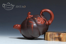 Yixing purple clay painting teapot zisha sand tea pot kungfu set 390ml JN1317