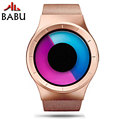 BABU Brand Sport Watch Women Stainless Steel Mesh Strap Fashion Quartz Wristwatches Clock Rose Gold 2016
