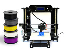 High Accuracy Aurora Impressora Partilhada Model DIY KIT Reprap Prusa I3 LCD Screen 3D printer +3d Filaments for gift