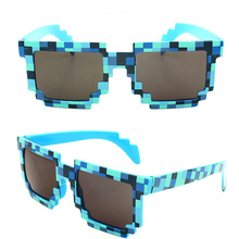 Deal with it Minecraft Glasses 8 bit Pixel Women Men Sunglasses Female Male Mosaic Sun Glasses Men’s Women’s Glasses Boys Girls