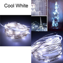 Best Price 5M 50 LED String Fairy Light Battery Operated Xmas Party Home Decoration Warm White