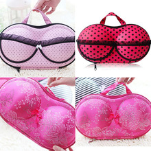 New Convenient Travel Portable Bra Underwear Lingerie Organizer Case Storage Box Bag Free Shipping SGG#